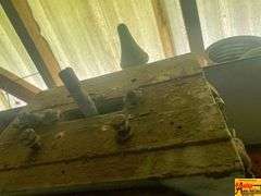 Original Railroad Crossing Signal, Battery & Pole That Was Located In Prospect, Tennessee (to be put together)