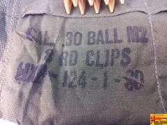 48 Rounds of .30 Cal Ammo 8 Round Clips