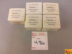 5 Boxes of Russian 7.62 Ammo