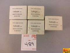 5 Boxes of Russian 7.62 Ammo