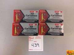 4 Boxes of Aguila .30 Carbine Ammo
