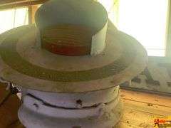 Original Railroad Crossing Signal, Battery & Pole That Was Located In Prospect, Tennessee (to be put together)