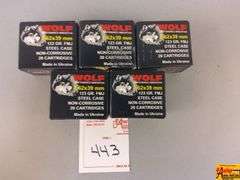 5 Boxes 7.62 Wolf Ammo