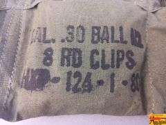 48 Rounds of .30 Cal Ammo 8 Round Clips