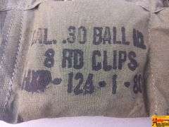 48 Rounds of .30 Cal Ammo 8 Round Clips