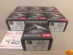 7 Boxes of Creedmoor .45 Auto