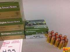 3 Boxes Remington 45 Auto, 1 Box Remington 45 ACP(+P),  1 Box Remington Ultimate Defense 45 Auto, 28 Rounds Speer 45 Auto Loose, 13 Rounds Creedmore 45 Auto