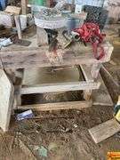 Handmade Work Table & contents