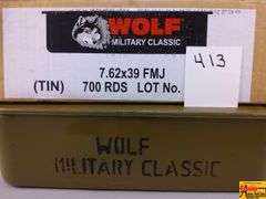 Tin of Wolf 7.62 Ammo, 700 rds