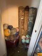 Contents of Closet, Area Rugs, Yarn & More