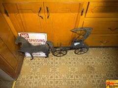 Cast Iron Horse & Buggy