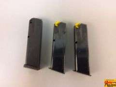 3 Taurus PT 92, 9mm magazines