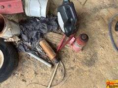 Fence Posts, Barb Wire, Tires, Gas Can & More
