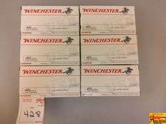 6 Boxes of Winchester 45 Auto Ammo