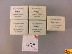 5 Boxes of Russian 7.62 Ammo