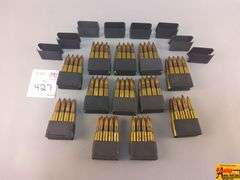 12 Clips of .30 Cal Ammo and 8 Empty Clips