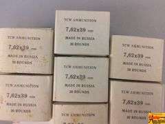 7 Boxes of Russian 7.62 Ammo