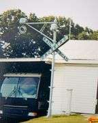 Original Railroad Crossing Signal, Battery & Pole That Was Located In Prospect, Tennessee (to be put together)