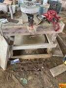 Handmade Work Table & contents