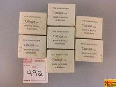 7 Boxes of Russian 7.62 Ammo