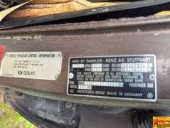 1983 Mercedes Benz 123D; VIN WDBAB33A0CA001525; Bill Of Sale Only