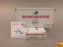 (2) Boxes Of Winchester 357 Sig Ammo