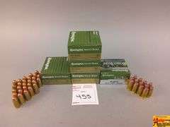 3 Boxes Remington 45 Auto, 1 Box Remington 45 ACP(+P),  1 Box Remington Ultimate Defense 45 Auto, 28 Rounds Speer 45 Auto Loose, 13 Rounds Creedmore 45 Auto