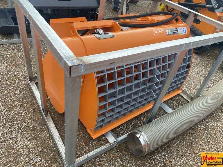 Skid Steer Double Discharge Concrete Mixer, Model DCM-11-250G image