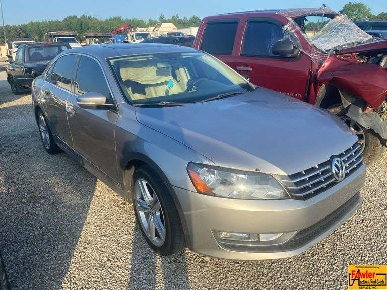 2014 Volkswagen Passat TDI SEL; 127,683 Miles; VIN 1VWCN7A33EC079764. See video. image