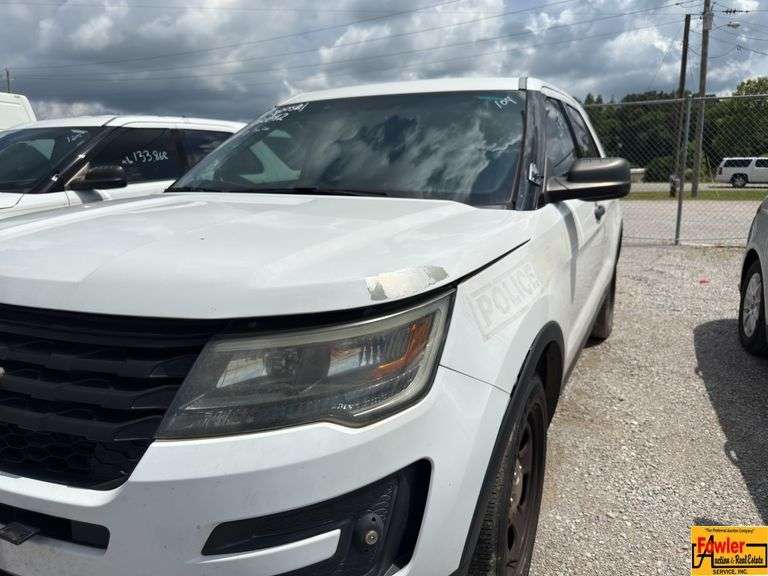 2016 Ford Explorer Police Interceptor; 151,292 Miles; VIN 1FM5K8AR0GGD16362 (021842). See video. image