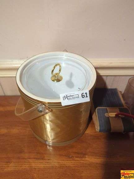 Ice Bucket, Small Purse, Relish Tray, Glasses, EZ Reacher, Hole Punchers, Ceramic Planter, Stapler image