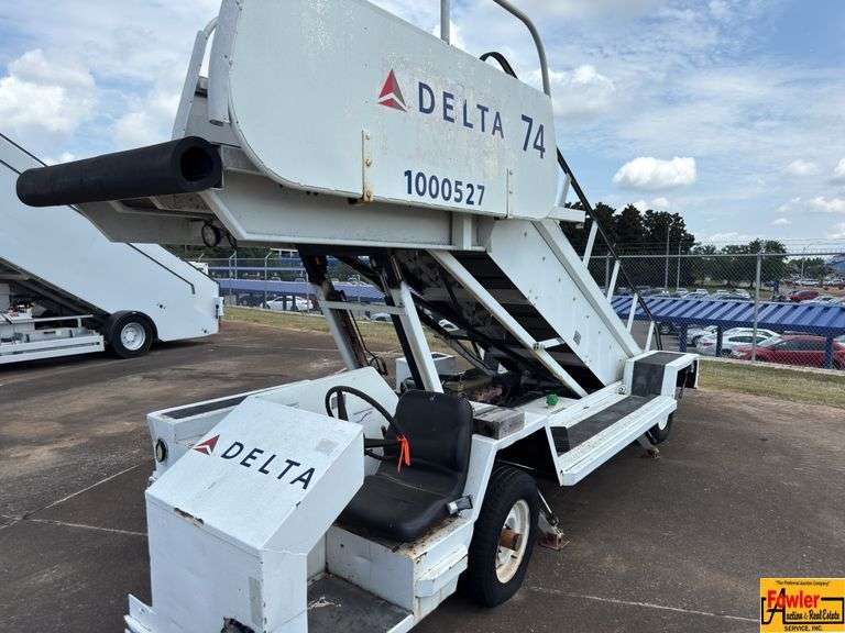Airplane Mobile Stairs (view & pick up at Fowler Auction).  See video. image