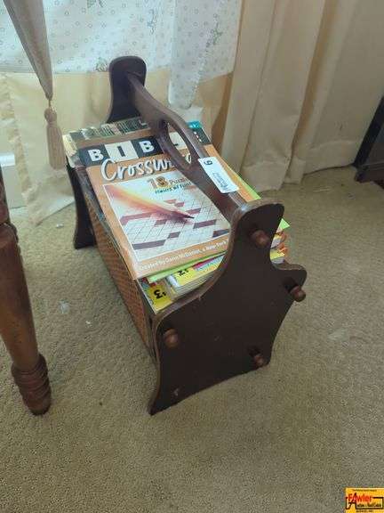 Wood Magazine Rack