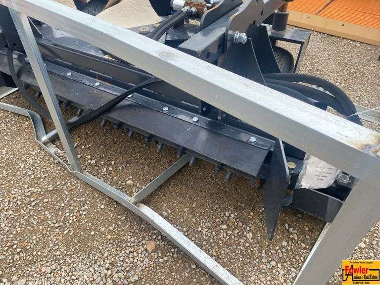 Land Honor Model PR-12-72W 72" Skid Steer Power Rake