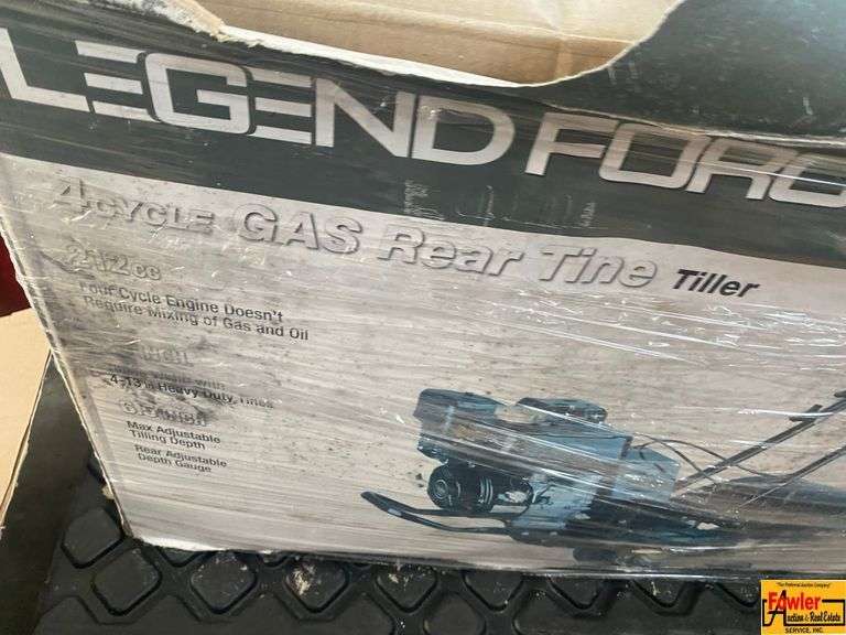 Legend Force Rear Tine Tiller; NIB image
