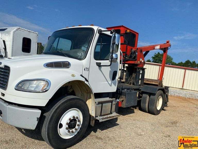 2016 Freightliner Grapple Truck; 44,359 Miles; VIN 1FVACYCY6GHHH1685. See video. image
