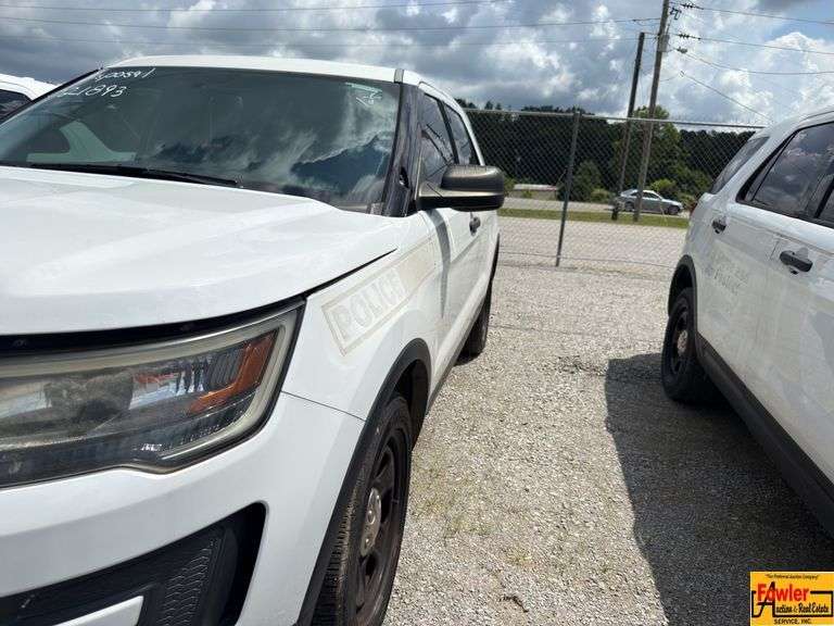 2017 Ford Explorer Police Interceptor; 133,868 Miles; VIN 1FM5K8AR3HGC14233 (021893).  See video.