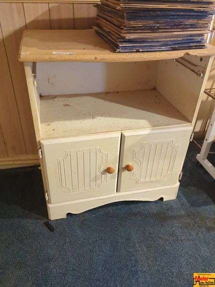 White Wood Night Stand image