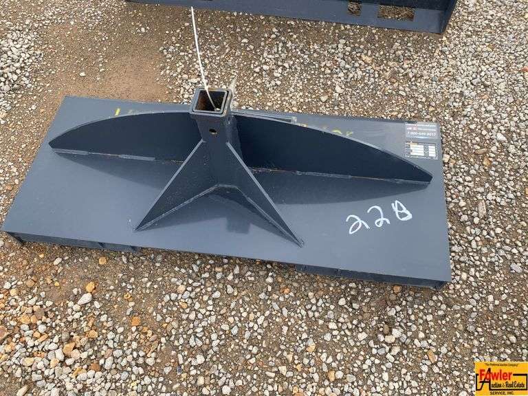 Land Honor Skid Steer Utility Hitch Adapter 2" Receiver, Model UHA-16-3000G image