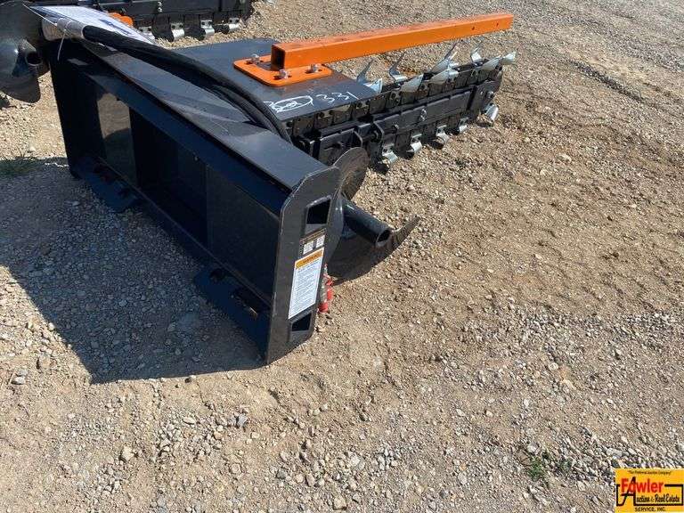 Wolverine Skid Steer Trencher, Model TCR-12-48H