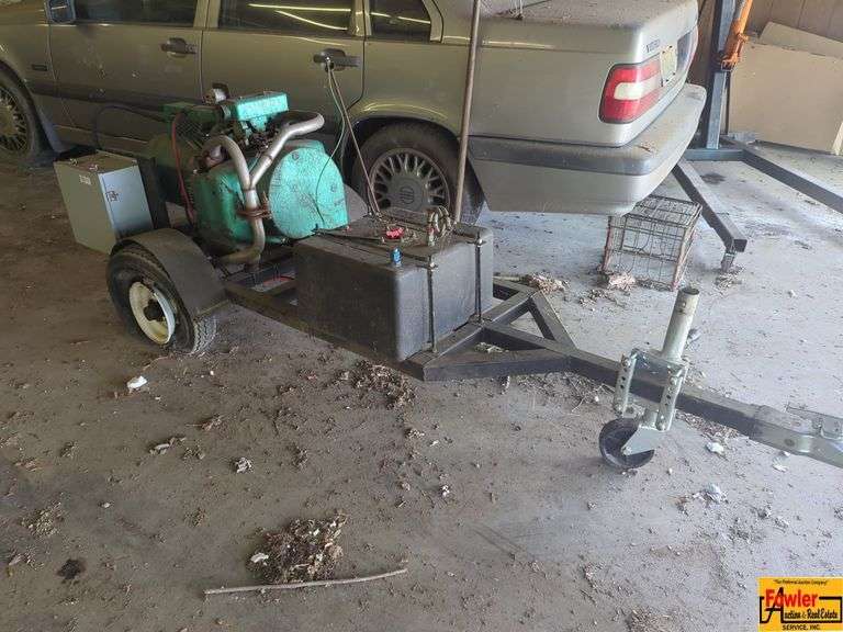 Onan 6000W Electric Generator on Trailer