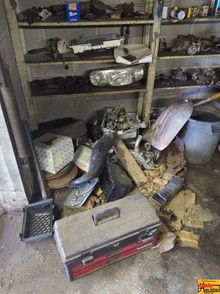 Shelves Of Automotive Parts & Tools