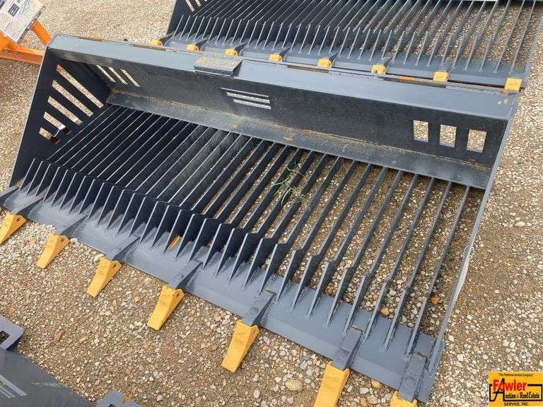 72" Skid Steer Rock Bucket
