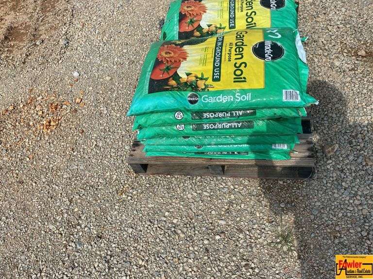 Pallet Of Garden Soil image