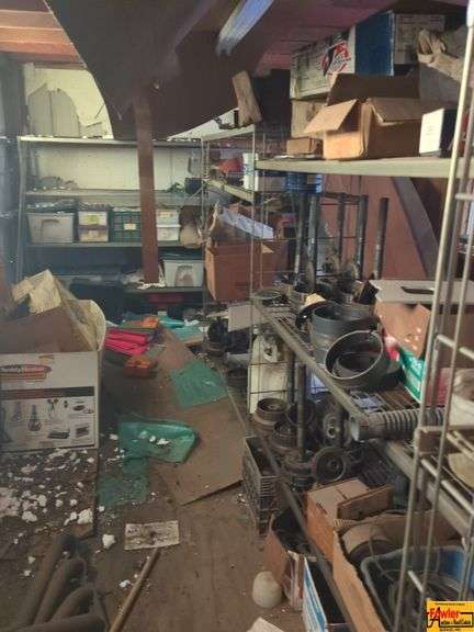 Shelves Of Car Parts, Car Hood & More and Components image