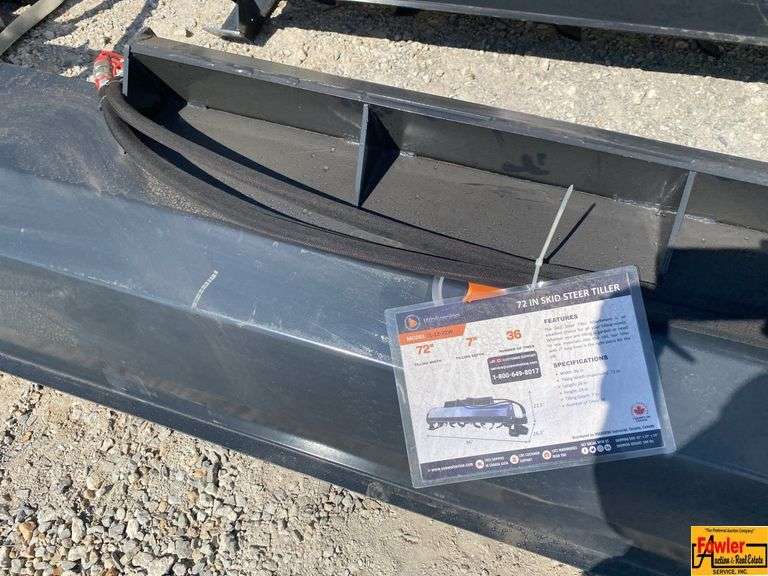 Wolverine 72" Skid Steer Tiller, Model TL-12-72W image