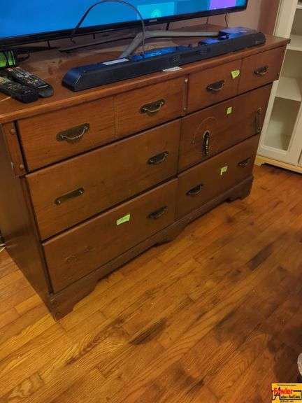 Wood 6-Drawer Dresser image