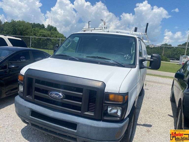 2012 Ford E-250 Econoline Van; 214,787 Miles; VIN 1FTNE2EW9CDB01843.  See video.