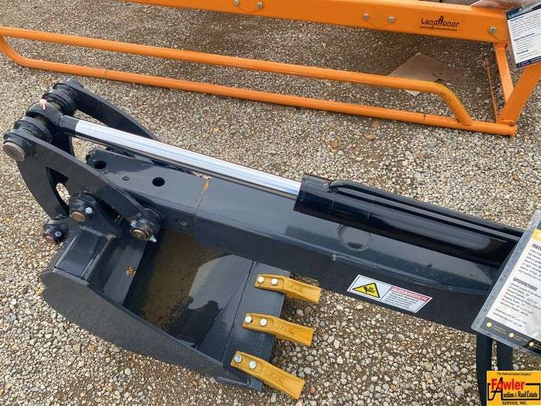 Land Honor Model BH-12-72D Big Arm Backhoe For Skid Steer