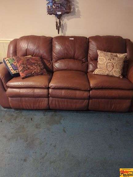 Brown Leather Sofa image